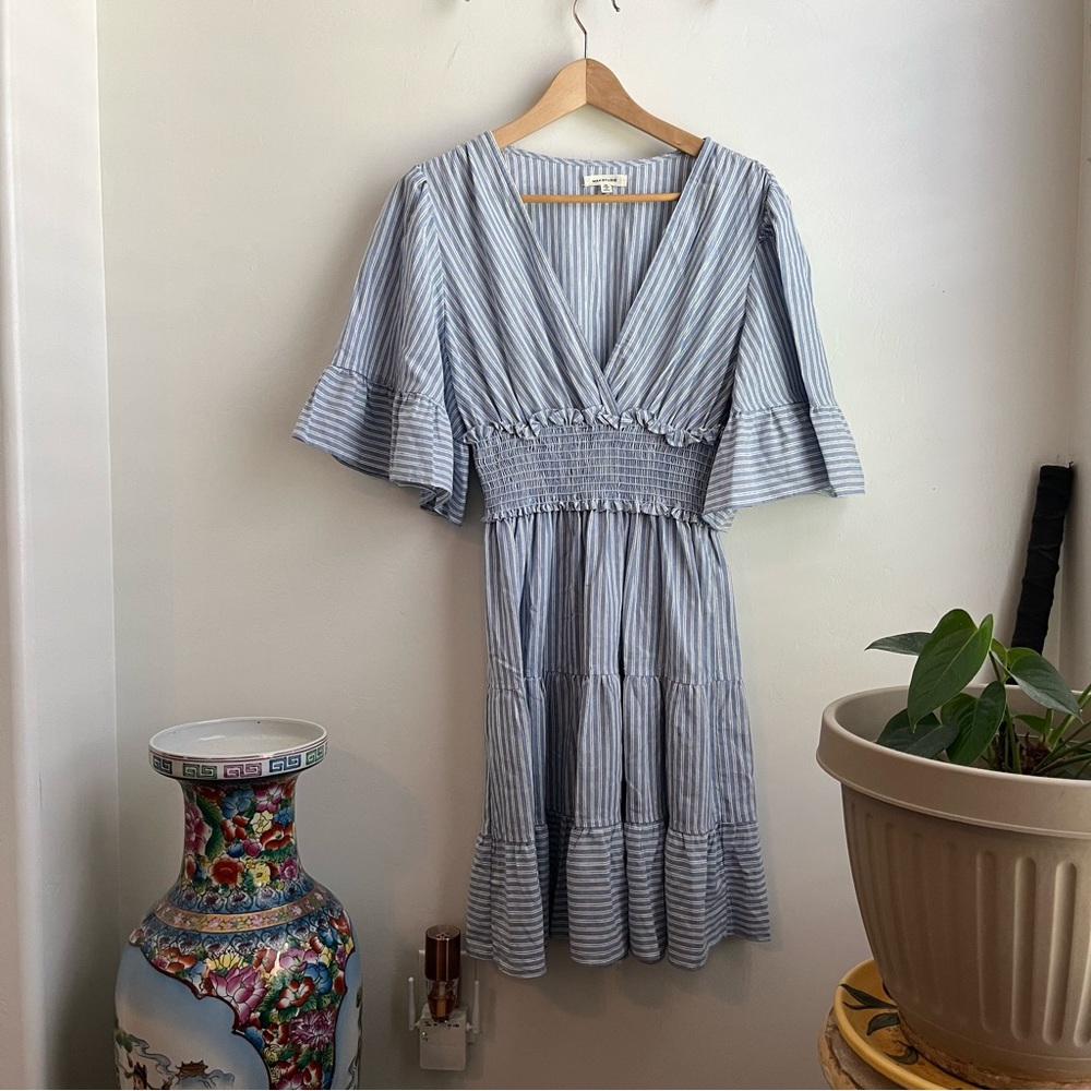 Max Studio Beachy Boho Sz M Dress EUC